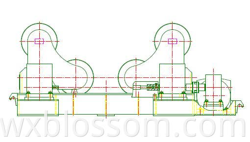 Automatic welding rotator